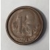 AUSTRALIA 1966 . ONE 1 CENT COIN . ERROR . WRONG PLANCHET ??